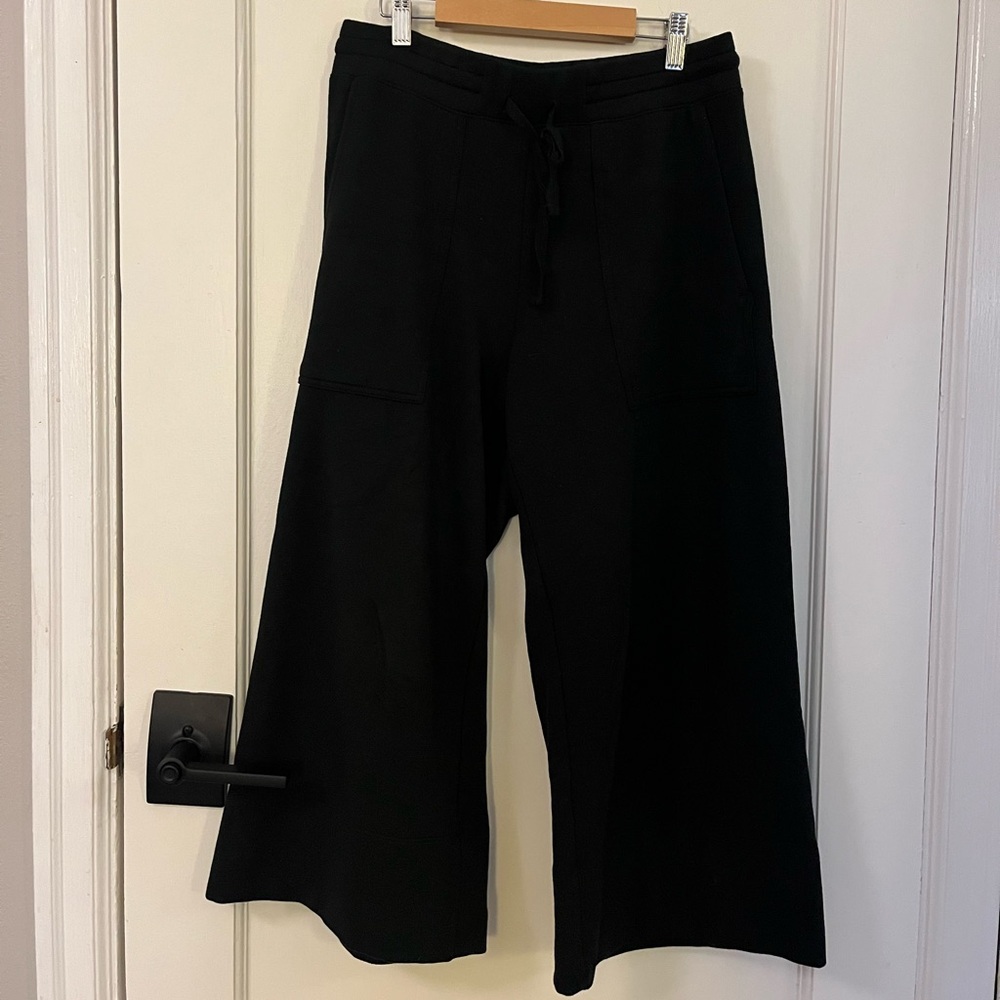 Quince SuperSoft Fleece Cropped Wide Leg
